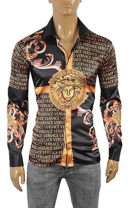 versace women's dress shirt|versace style shirts for men.